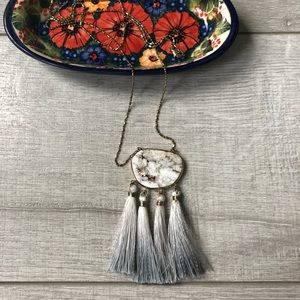Anthro tassel Necklace